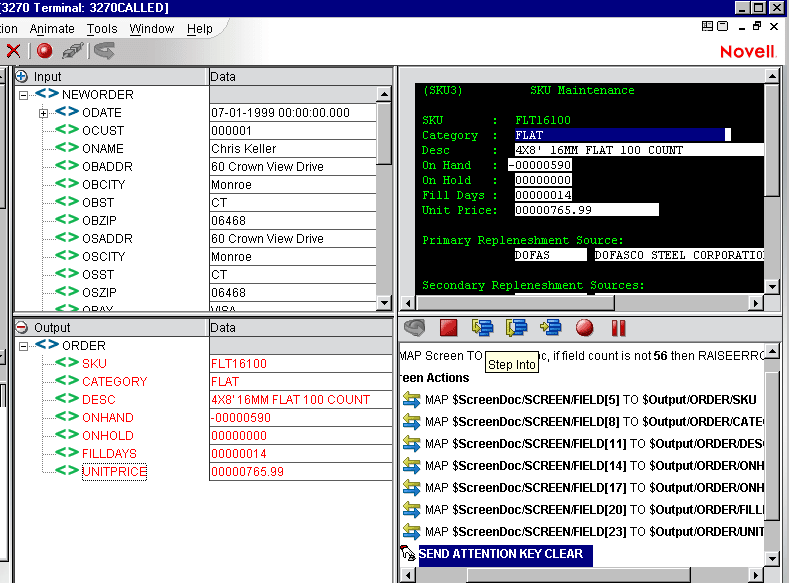called2output