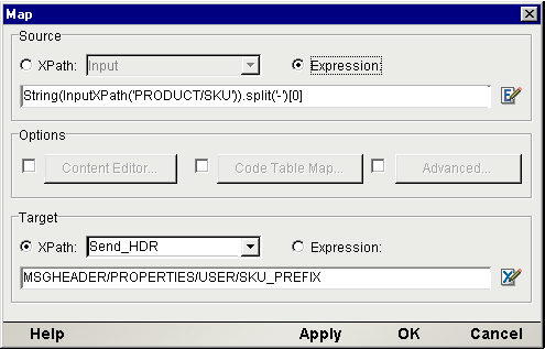 MapSKU PREFIX