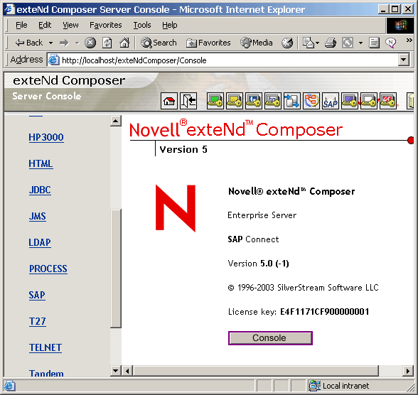 SAPConsole