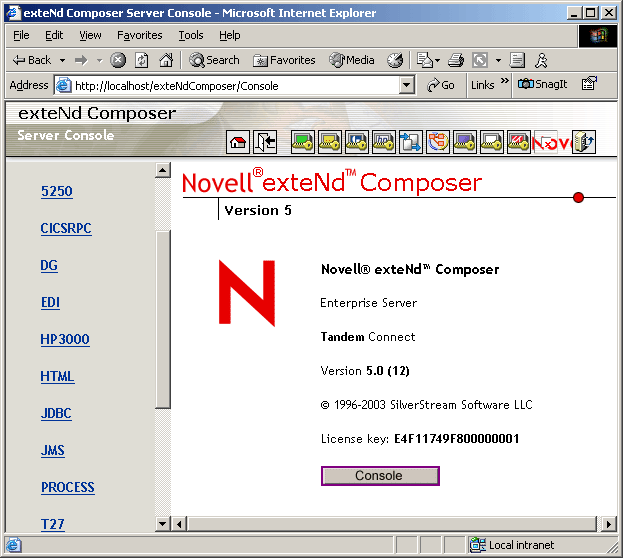 TandemConsole