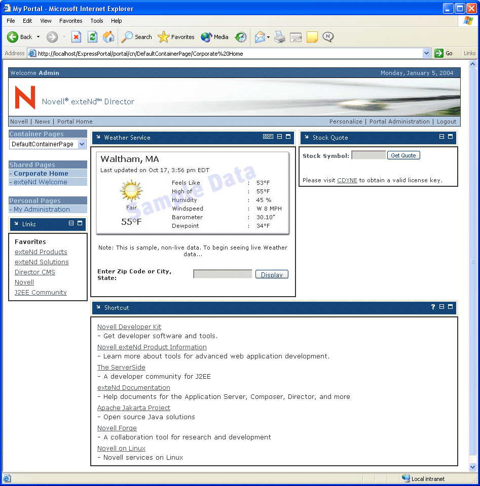 tutexpAdminDefaultPage