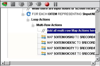 3270MultiRowLoopAction02