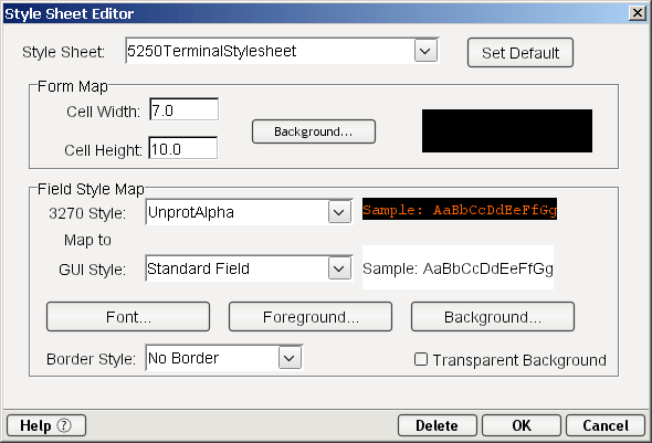 3270StyleSheetEditor