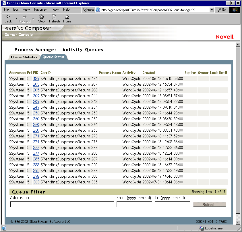 6ProcessActivityQueueStatus