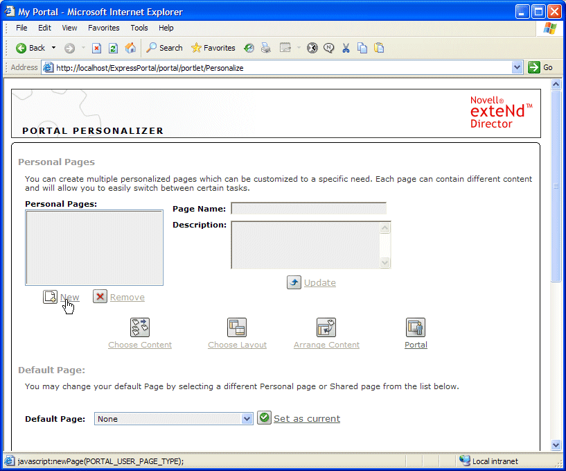 PersonalizeNewPage