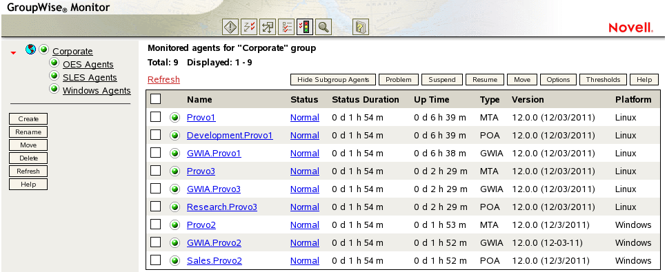 Monitor Web Console