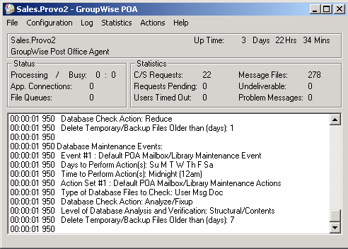POA Server Console