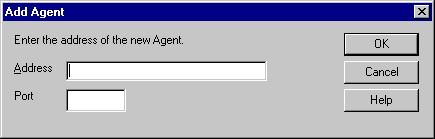 Add Agent dialog box
