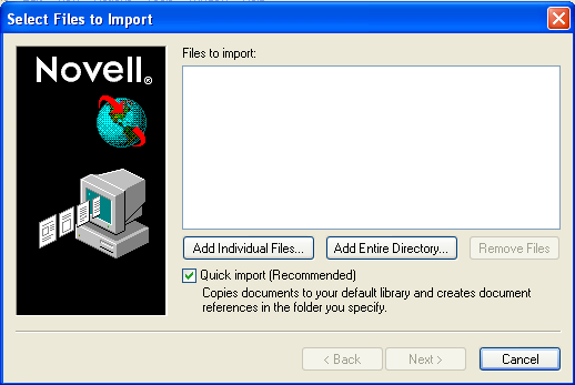 Import Documents Wizard