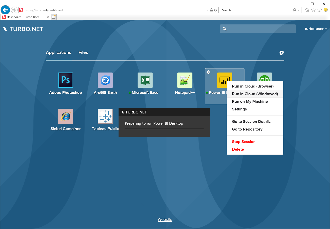 Accessing files from local system via run in cloud windowed