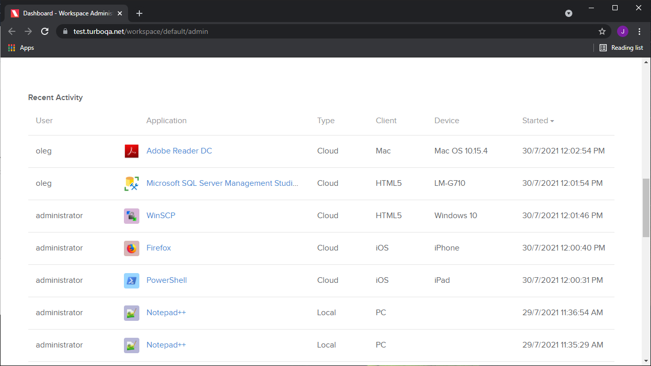 Client Device Analytics