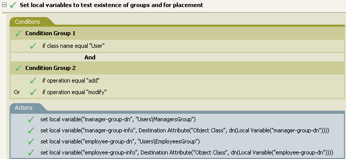 Govern Groups for Users Based on Title