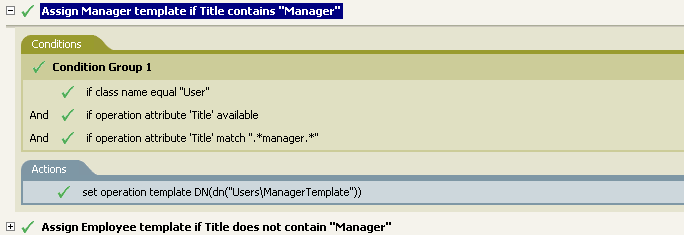 Assign Manager Template
