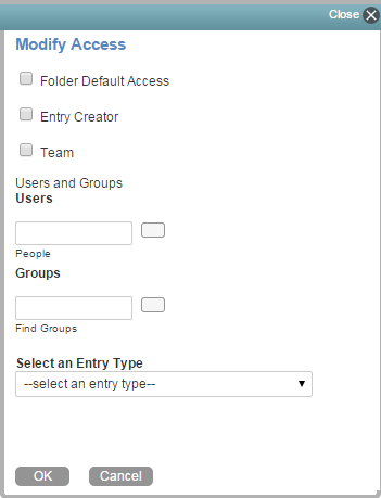 Access Control Form
