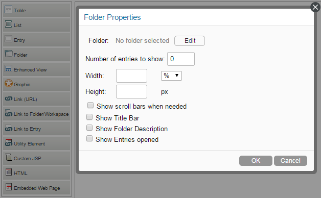 Configuring Folder Properties