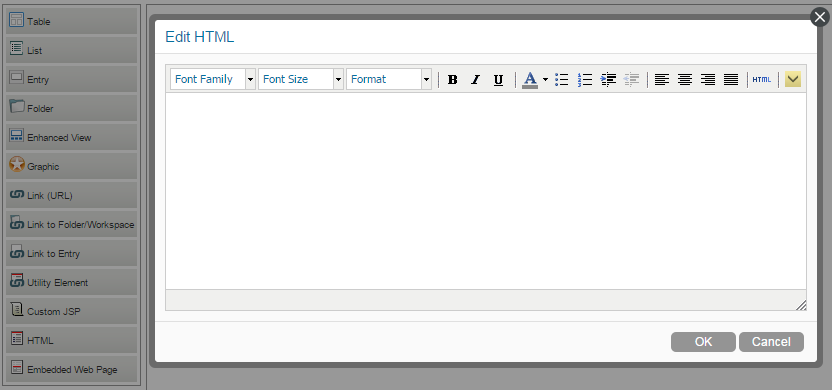 Configuring HTML Properties