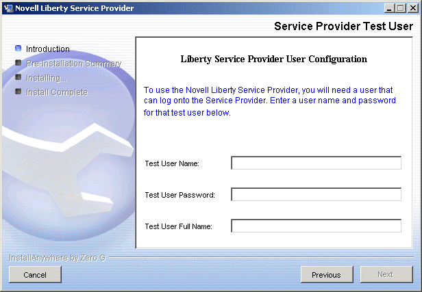 Novell Documentation: Liberty Identity Provider - Installing the Sample ...