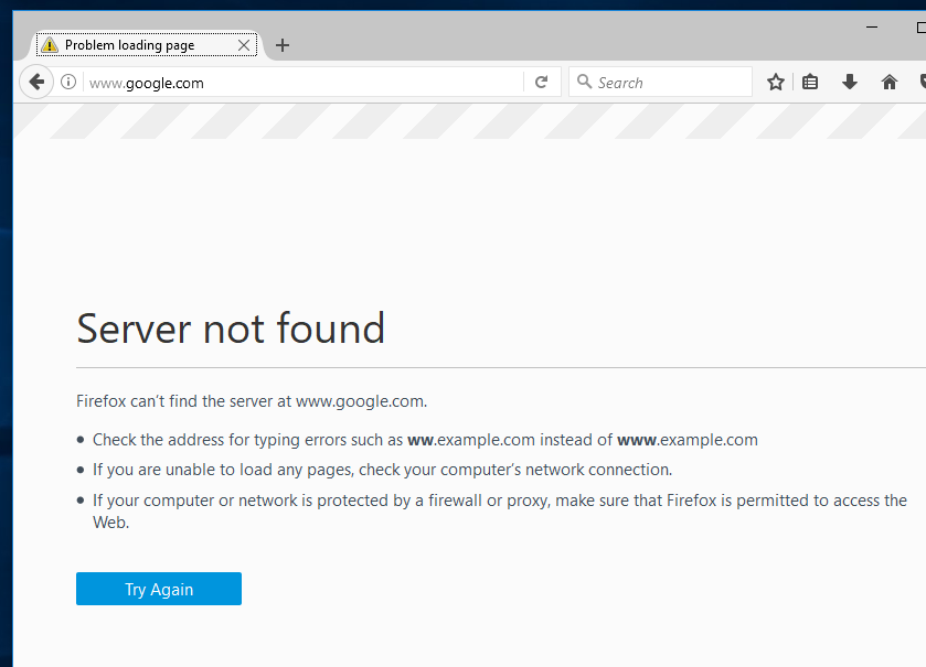 Firewall outbound rule Firefox