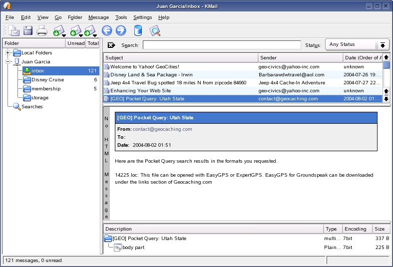 Novell Documentation Novell Linux Desktop KMail