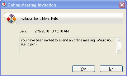 Conferencing Meeting Invitation