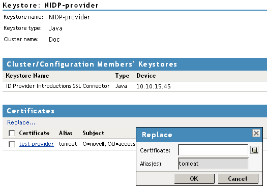 Replacing Identity Server certificates