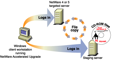 How NetWare Accelerated Upgrade works