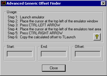 Nslfinder[apos  ]s only window