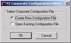 NT Corporate Configuration Editor