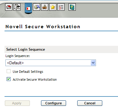 Novell Secure Workstation Page