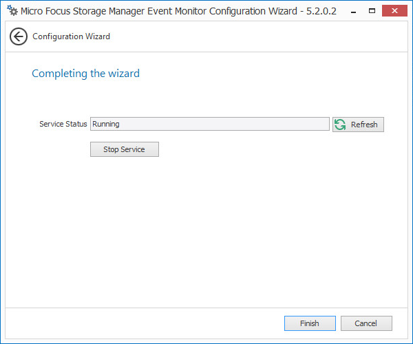 Installing and Configuring the Event Monitor Micro Focus Storage