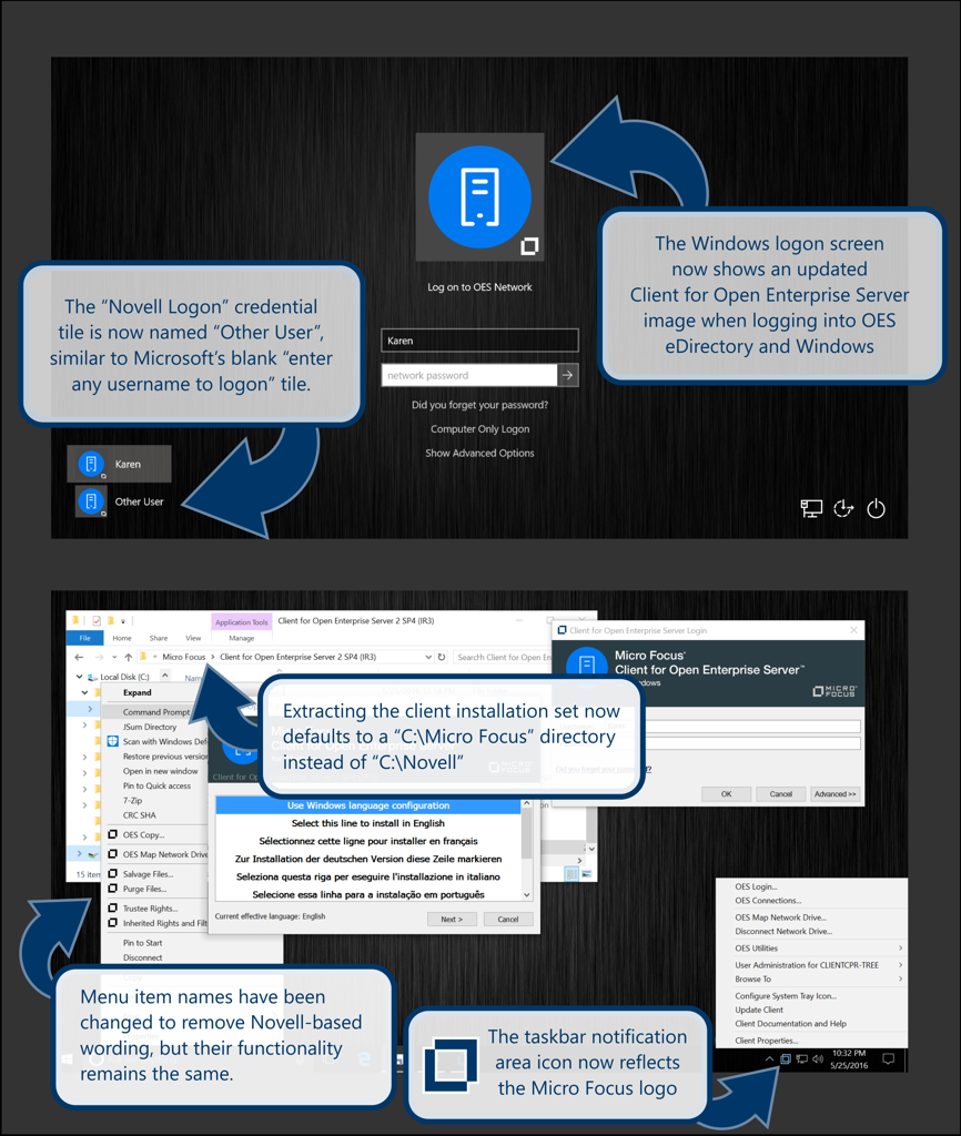 Client For Open Enterprise Server Release Notes