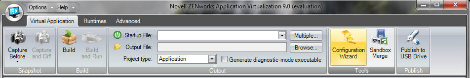 ZENworks Application Virtualization 9.0 - Configuration Wizard