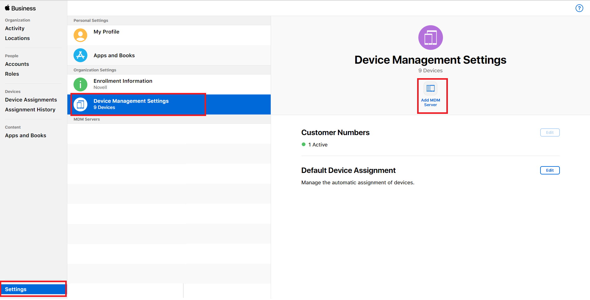 Enrolling devices using the Apple Device Enrollment Program ZENworks