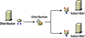 Multiple Subscribers can receive the same Distribution from a Distributor.