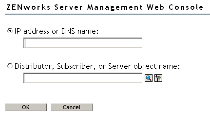 ZENworks for Servers Web Console