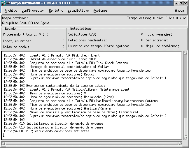 Consola del POA en Linux