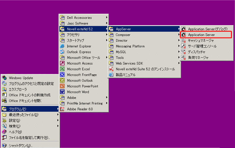 StartPrograms AppServer