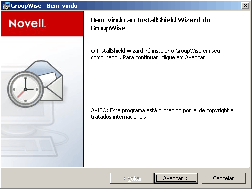 Programa de configuração do cliente Windows
