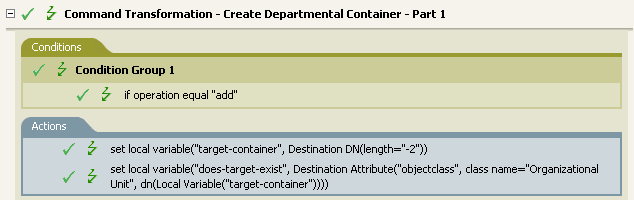 Create departmental container part 1