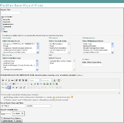 Facilities Issue Report Form