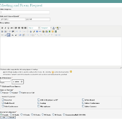 Meeting and Room Request Form